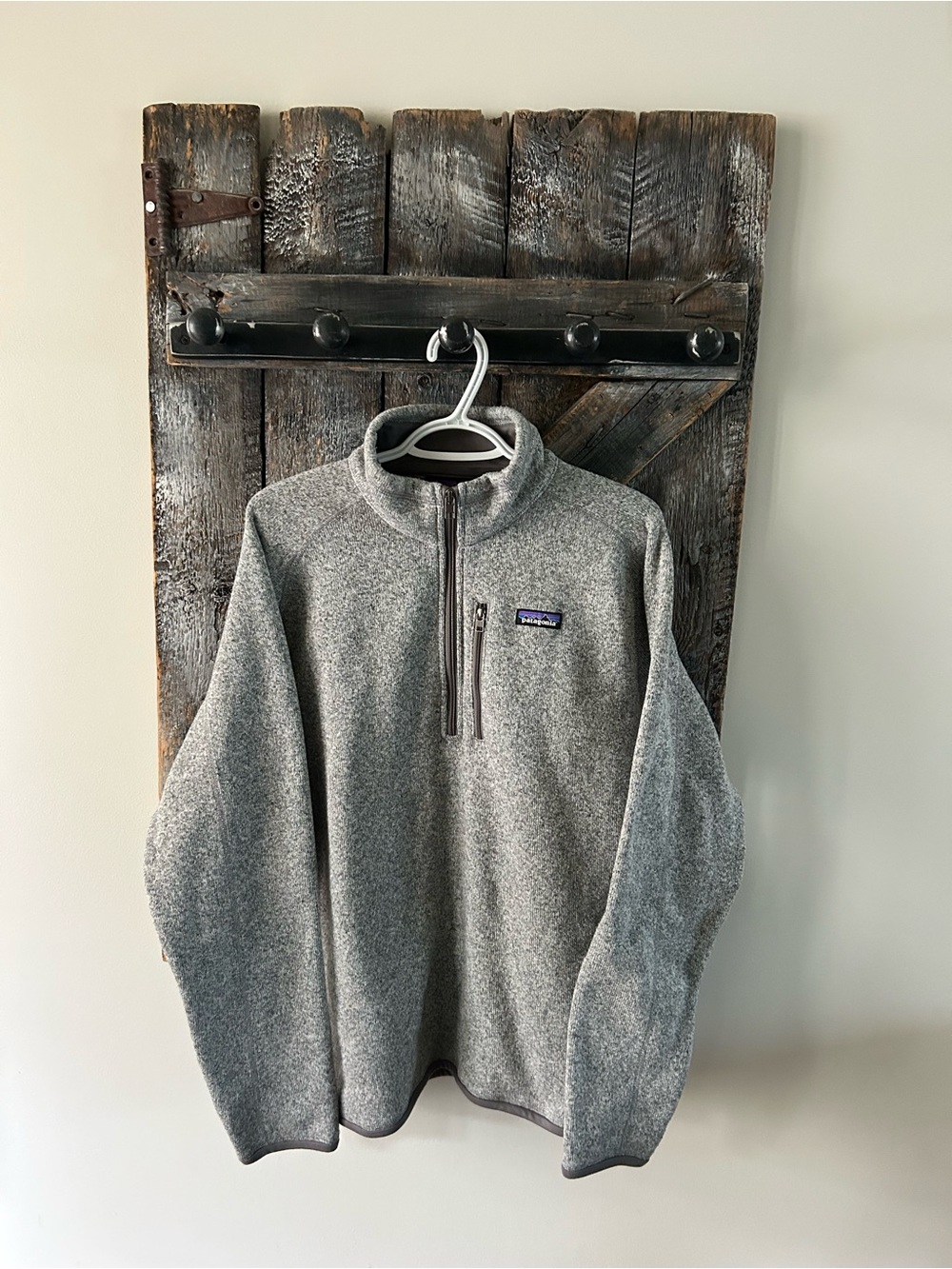 Men's Patagonia Gray Quarter-Zip Fleece Better Sweater Pullover